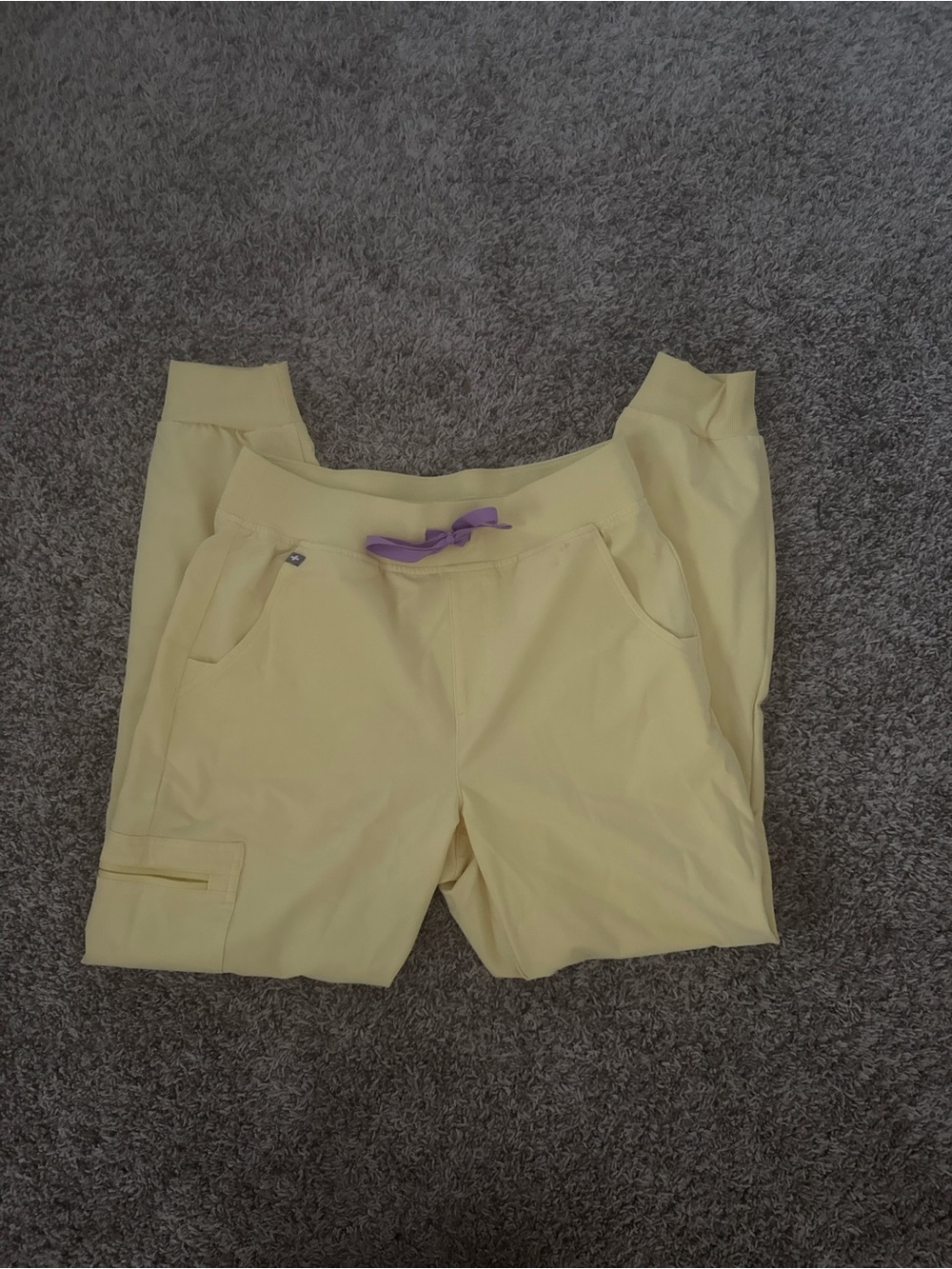 Women’s Light Yellow Drawstring Shorts